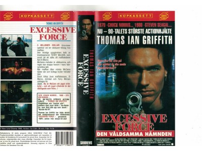 Excessive Force  Inst. VHS